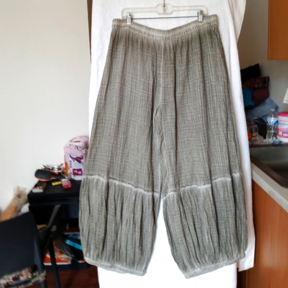 Paper Lace Boutique Cotton Pull On Pants Women's sz 2X